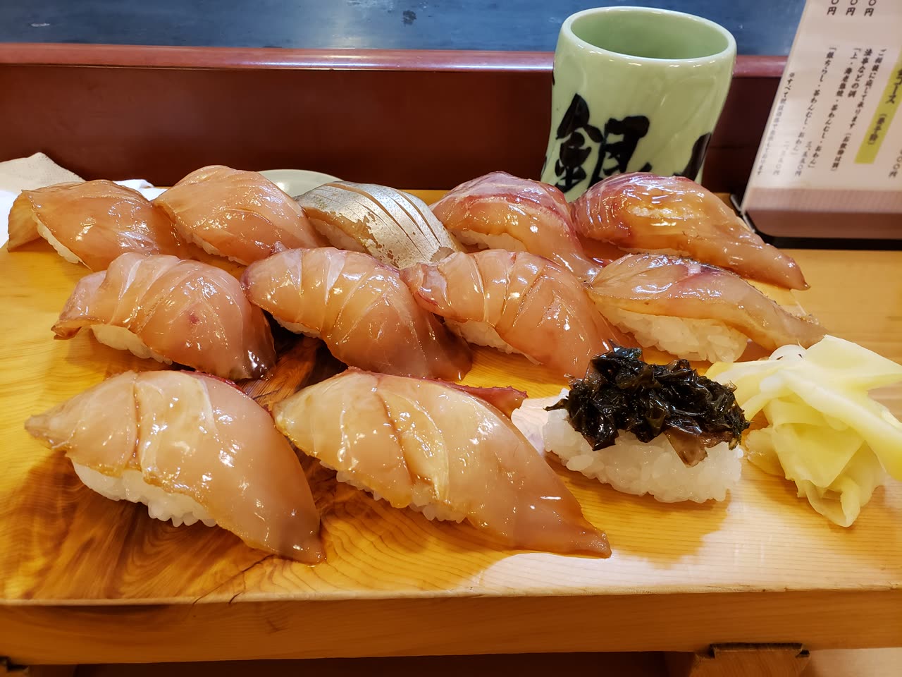 八丈島の島寿司（握り）